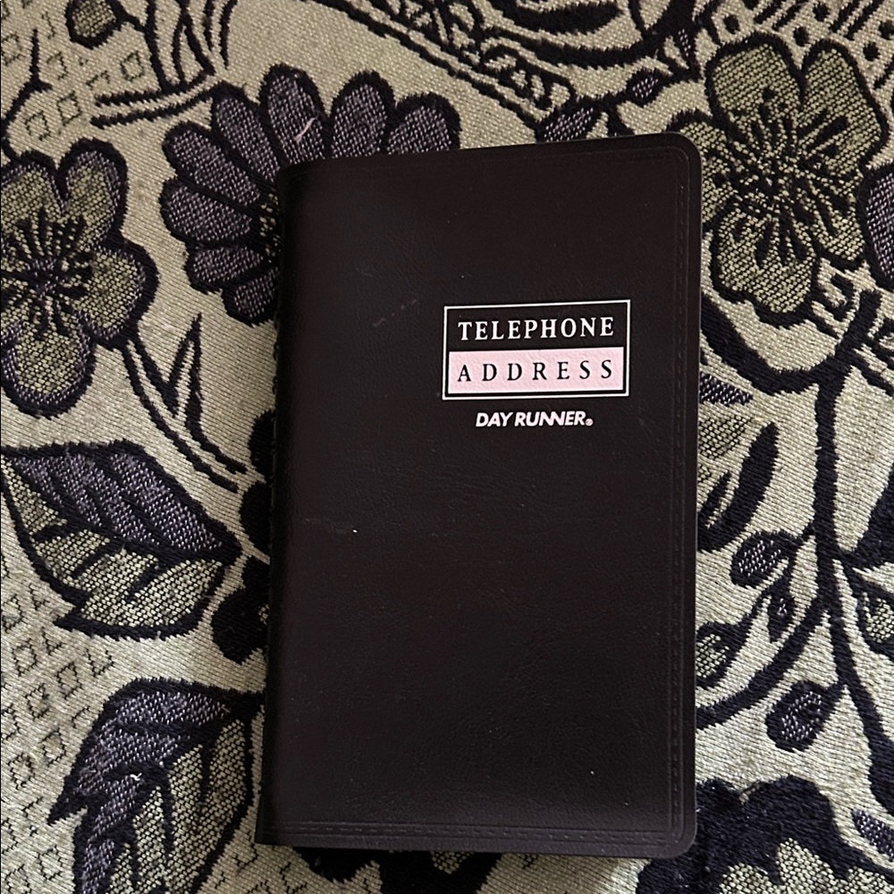 Telephone Address Day Runner book 6.5” by 3.5”